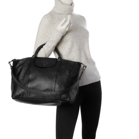 Longchamp Le Pliage large leather bag - not used - Picture 2 of 4